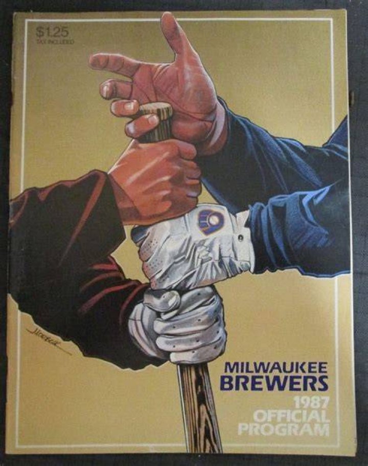 Beloit Brewers 1987 Official Program And Rosters Vs Giants Expo