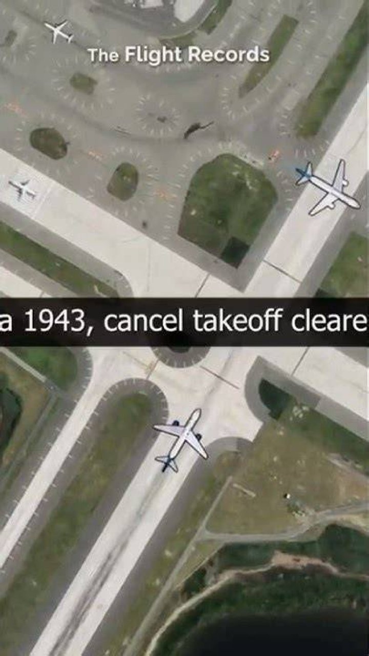 Delta flight 1943 narrowly misses hitting American Airlines plane at