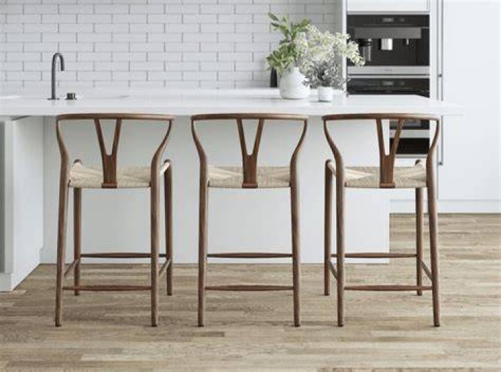 Wishbone Counter Stool Kitchen Island Ideas in 2021 Builder grade